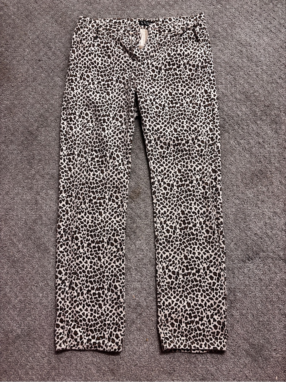 Brown & Black Leopard Print Pants